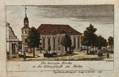 Die Kirche St. Georg in Königsstadt, Berlin, 1797